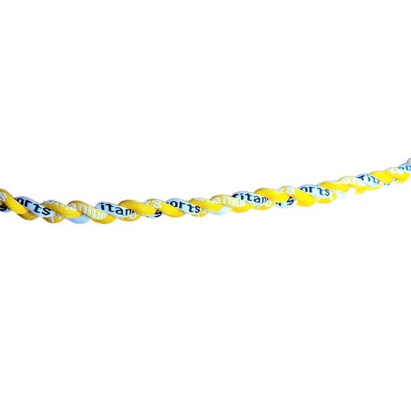 Youth Unisex 18” Yellow Titanium Baseball Necklace - Picture 3 of 6